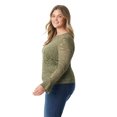 thumbnail image 2 of Jessica Simpson Women's and Women's Plus Lace Knit Top, 2 of 5