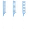 thumbnail image 1 of Peine de tejido Resaltando Dolor de colorante Pin de acero inoxidable Pin Combs STYLING DIY Herramientas Accesorios Regalos Principiante Luz azul 3 paquetes Monstrate CE011621-02, 1 of 7