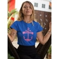 thumbnail image 2 of Hold Fast Women Royal Blue T-Shirt, Female XX-Large, 2 of 4