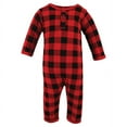 thumbnail image 4 of Hudson Baby Infant Boys Cotton Coveralls, Winter Moose, 3-6 Months, 4 of 5