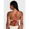 thumbnail image 3 of No Boundaries Chili Pepper Print Underwire Bikini Swim Top, Women's XXS-XXL, 3 of 5