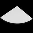 thumbnail image 3 of Shisuyan Fan Shape Wall Corner Shelf Set Wall-mounted Corner Storage Rack Triangle Storage Holder - 25cm (White), 3 of 8