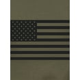thumbnail image 3 of Gravity Threads Mens USA Flag Sleeve T-Shirt - Olive - Large, 3 of 3