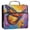 Colorful Butterfly Flying, variant on Water-Resistant 3-Ring Binder Organizer with Multiple Pockets Zipper Binder Bag for Office Buffalo Herd Oil Painting