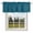 Teal, variant on Curtain Valances for Kitchen Windows,Rod Pocket Short Valance Dark Teal Small Window Treatment for Living Room Bedroom,42" x 12"