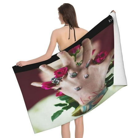 Machine Gun Kelly Bath Towel Washcloths Beach Towel Quick Dry Towel Microfiber Absorbent Bath Towel 32x52 In