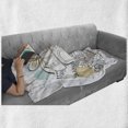 thumbnail image 5 of Saying Soft Flannel Fleece Throw Blanket, Floral Design with Splashed and Every Day is a Gift Lettering on Box, Cozy Plush for Indoor and Outdoor Use, 70" x 90", Multicolor, by Ambesonne, 5 of 5