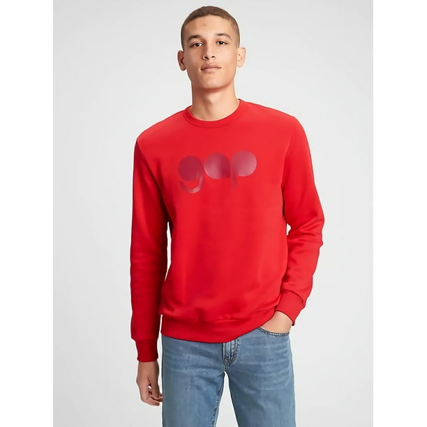 Camisa GAP Talla: M ( 2 mediana ). Logo Pullover Sweatshirt Roja, 100% Original, AUTENTICA, FACTURAMOS. Gap Gap Logo Pullover Sweatshirt