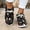 Gold, variant on KEVCHE Halloween Womens Print Lace Up Walking Shoes, Casual Daily Wear Footwear with Comfortable Lightweight Design, Festive Halloween Flat Shoes for Seasonal Party