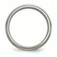 thumbnail image 2 of Titanium Ridged Edge 14k Yellow Inlay 8mm Brushed/Polished Band Size 9.5, 2 of 6