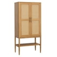 thumbnail image 6 of Better Homes & Gardens Springwood Caning Storage Accent Cabinet, Light Honey Finish, 6 of 11