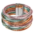 thumbnail image 2 of Pulsera para mujer fácil de usar, brazalete de moda, duradero, accesorios para atuendos con Cham púrpura verde, 2 of 9