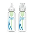 thumbnail image 3 of Dr. Brown's Natural Flow Anti-Colic Options+ Narrow Baby Bottle, 8oz, Slow Flow, 0m+, 2 Pack, 3 of 11