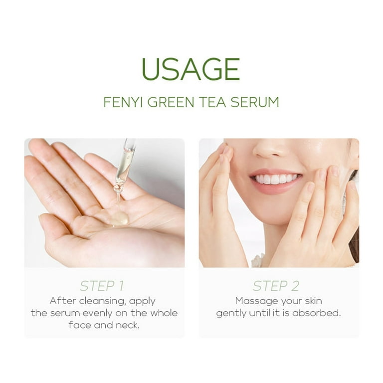 Ashosteey Green Tea Face Serum Moisturizing & Hyaluronic Acid Oil