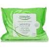 Simple Exfoliating Facial Wipes 25 Each (Pack of 2)