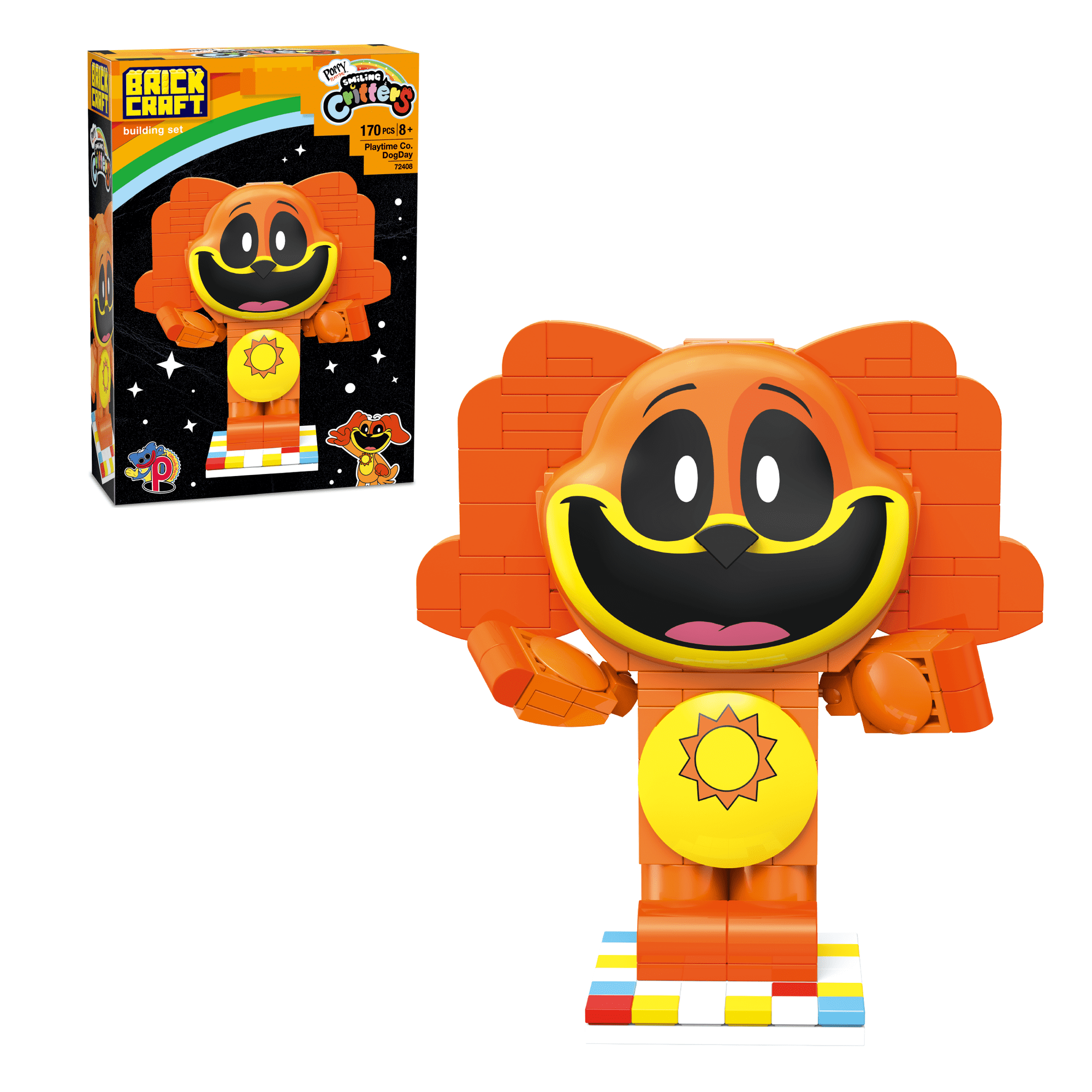 Brickcraft Poppy Playtime Smiling Critters: DogDay Building Kit, 170 Pieces