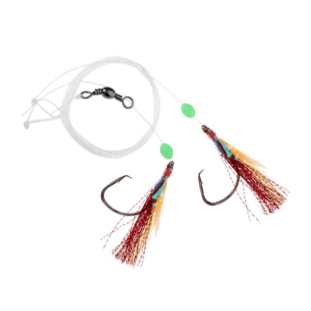 Anzuelos de Púas de Pesca Soledad 1 Pieza Barbed Hook Rigs