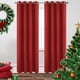 thumbnail image 1 of Joydeco Cortinas opacas de 89.8 in de largo, 2 paneles, juego de cortinas y cortinas largas con aislamiento térmico, 2 cortinas con ojales para oscurecer la habitación, para dormitorio, sala de estar,, 1 of 7