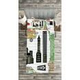 thumbnail image 3 of Ambesonne Hipster Quilted Bedspread Set 2 Pcs, Big Apple Hot Dog, Twin Size, Multicolor, 3 of 3