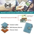 thumbnail image 6 of (2 pack) FALAN MULE Small Wallet for Women Leather Bifold Compact Small Womens Wallet with RFID Blocking, 6 of 9