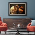 thumbnail image 4 of IDEA4WALL Premium Frame Wall Art The Incredulity of Saint Thomas by Caravaggio Classic Vintage Fine Art Retro Realism Artwork Famous Painting Reproduction for Home Decor - 26"x36" Black, 4 of 5