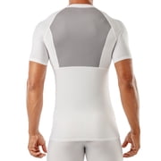 McDavid Sport Short Sleeve Compression Shirt, White, Adult X-Large