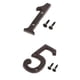 thumbnail image 1 of 2 Uds., Hierro Forjado, Negro, , Puerta , Números, , Dígitos, licencia Adhesiva, 1 5, 1 of 9