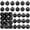 Black, variant on 24 Count Mini Pink Ornaments for Mini Christmas Tree, Small Shatterproof Christmas Tree Ornaments Balls Party Decorations, 1.2 Inch