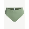 thumbnail image 5 of Time and Tru Women's and Women's Plus Size Ribbed Mid Rise Bikini Swim Bottoms, Sizes XS-3X, 5 of 5