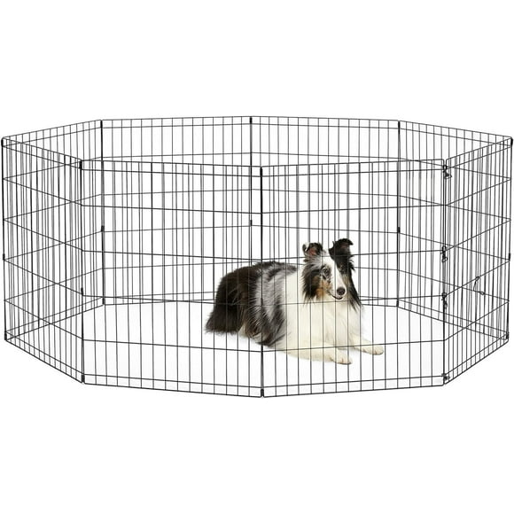 Midwest New World Exercise Pen Black 30"