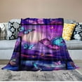 thumbnail image 2 of WERPE  Butterfly Blanket, Butterfly Gifts for Women Girls Kids, Butterfly Gifts for Butterfly Lovers, Purple Fantasy Butterfly Memorial Gifts, Soft Cozy for Couch Throw Blanket White, 2 of 6