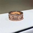 thumbnail image 1 of Anillo giratorio para hombre con forma de estrella y diamantes, con forma de estrella y forma de diamante, para parejas, 1 of 5