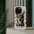 thumbnail image 4 of DistinctInk Tough Case for Apple iPhone 13 PRO (6.1" Screen), Compatible with MagSafe Charging - Valentine's Day Swedish Vallhund, 4 of 6