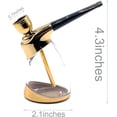 thumbnail image 2 of Mini juego de cachimba portátil con accesorios para shisha, juego de cachimbas de mano, regalos para novio, padre, marido o amigos, dorado, 2 of 5