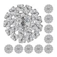 thumbnail image 5 of CIMAXIC 10pcs Rhinestone Fasteners Alloy Button Decoration for DIY Hair Accessories Crafting Supplies, 5 of 8