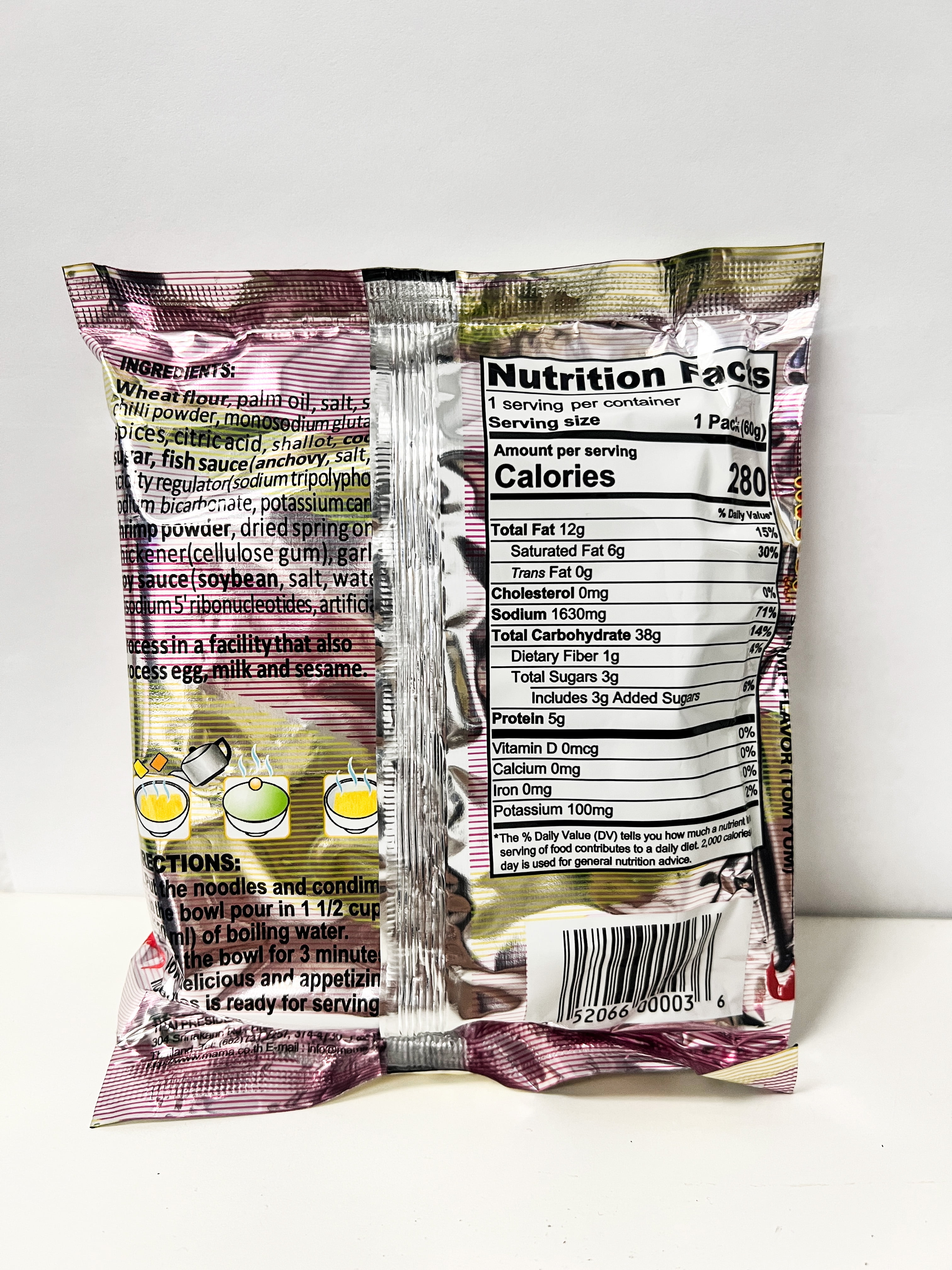 Mama Shrimp Tom Yum Instant Noodles 2.12 x 30 Packs