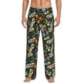 thumbnail image 2 of Lsque Vintage Casino Chips Print Men's Pajama Pants, Lounge Pant - Comfortable Home Wear,Elastic Waistband, Stylish Design-XX-Large, 2 of 9