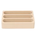 thumbnail image 4 of Desk Business Card Holder, Name Card Display Holder Slope Shape 3 Slots Easily Stand  For Home, 4 of 8