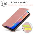 thumbnail image 5 of Wallet Case For iPhone 12 Pro Max, Premium PU Leather Flip Strong Magnetic Closure [Kickstand][RFID Blocking][Card Holder Slots] Retro Shockproof Cover Men/Women For iPhone 12 Pro Max, rosegold, 5 of 11