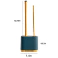 thumbnail image 3 of Wall Mounted Toilet Brush Set, 2 in 1 Bathroom Toilet Cleaner with Holder, Soft and Hard Bristle Toilet Bowl Brush for Deep Cleaning, Space Saving Toilet Scrubber for Home and Hotel, 3 of 6