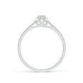 thumbnail image 2 of ANGARA Natural Diamond Halo Engagement Ring in 14K White Gold for Women (Size-5x3mm| Color-I-J| Clarity-I1-I2) | April Birthstone, Anniversary, Jewelry Gift for Women | Natural Diamond Ring, 2 of 8