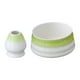 thumbnail image 4 of 2 Pieces Ceramic Matcha Bowl and Chasen Rest for Japanese Matcha Preparation Light Green Macarena batidor de matcha, 4 of 8