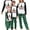 Green, variant on Family Matching Christmas Pajamas, Christmas Tree Letter Print Long-Sleeved Tops   Plaid Pattern Trousers Sleepwear Outfits
