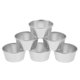 thumbnail image 4 of FELTECHELECTR 6 moldes redondos para pudín, para hornear pasteles, color plateado, 4 of 4