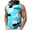 Blue, variant on Men's Canadian Printed Solid Color Loose Fitting Home And Outdoor Couple Pullover Hooded Top Blue L