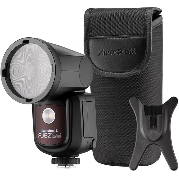 Westcott FJ80-SE M Multi-Brand 80Ws Speedlight with Integrated 2.4 GHz Transceiver for Canon, Nikon, Sony, Fuji, Panasonic Lumix, and Olympus Cameras