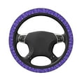 thumbnail image 5 of Cauagu New Year Snowflakes Print Car Steering Wheel Cover - Universal Car Accessory for Diverse Cars for Steering Wheel with a Diameter of 14.5"-15", 5 of 7