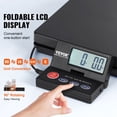 thumbnail image 4 of HCY Digital Shipping Scale, 110 lbs x 0.07 oz. Heavy Duty Postal Scale with Timer, Tare, Hold Function, 90° Foldable LCD Screen Package Scale for Laggage, Home, Post Office, AC/DC Powered, FCC Liste, 4 of 7