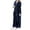 Blue XL, variant on Abbraccia Sweatshirt Homewear Winter Loungewear Zipper Lounger Robe Women