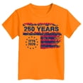 thumbnail image 5 of mgoYE America 250th Anniversary Shirt Girls Girls Boys American Flag Shirts USA Flag Stars Stripes Graphic Blouse Patriotic Shirt 4th of July T Shirt Summer Tops Tee(Orange,13-14Years), 5 of 5